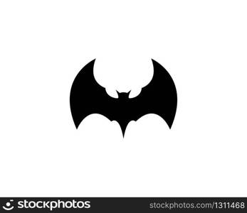 Bat logo template vector icon illustration design