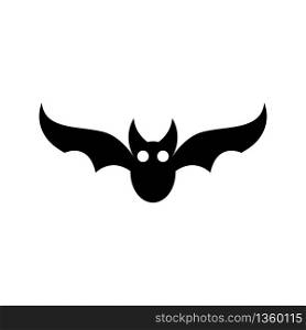 Bat logo vector icon illustration design