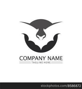 bat logo vector icon logo template illustration design