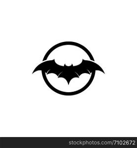 bat vector icon logo template design