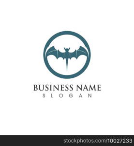 bat vector icon logo template illustration design