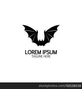 bat vector icon logo template illustration design