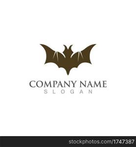bat vector icon logo template illustration design