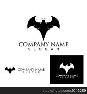 bat vector icon logo template illustration design