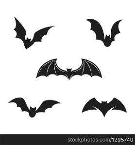 bat vector icon template illustration design