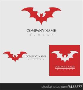 bat vector logo illustration design template
