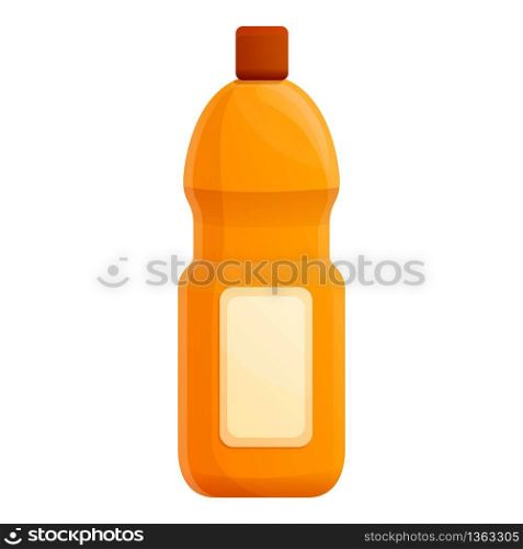 Bath bottle cleaner icon. Cartoon of bath bottle cleaner vector icon for web design isolated on white background. Bath bottle cleaner icon, cartoon style
