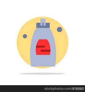 Bathroom, Cleaning Gel, Shower, Soap Abstract Circle Background Flat color Icon