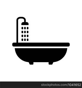bathtub - bathroom icon vector design template