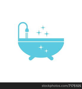 bathtub logo vector