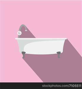Bathtube icon. Flat illustration of bathtube vector icon for web design. Bathtube icon, flat style