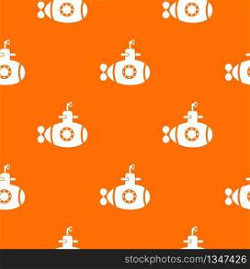 Bathyscaphe with hatch pattern vector orange for any web design best. Bathyscaphe with hatch pattern vector orange