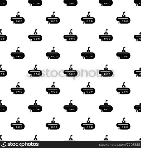 Bathyscaphe with periscope pattern vector seamless repeating for any web design. Bathyscaphe with periscope pattern vector seamless