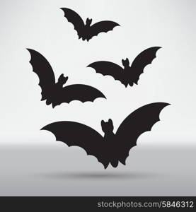 Bats icons set