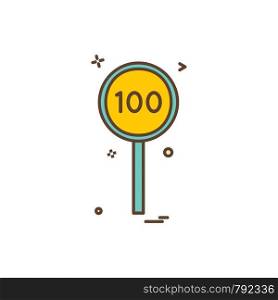 batsmen hundred cricket icon vector design