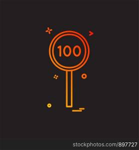 batsmen hundred cricket icon vector design