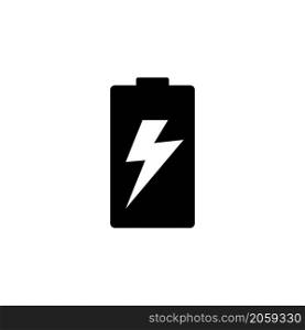 Battery Charging, Rechargeable Accumulator. Flat Vector Icon illustration. Simple black symbol on white background. Battery Charging, Rechargeable sign design template for web and mobile UI element. Battery Charging, Rechargeable Accumulator. Flat Vector Icon illustration. Simple black symbol on white background. Battery Charging, Rechargeable sign design template for web and mobile UI element.