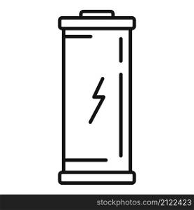 Battery energy icon outline vector. Phone charge. Power recharge. Battery energy icon outline vector. Phone charge