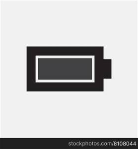 Battery flat icon Royalty Free Vector Image