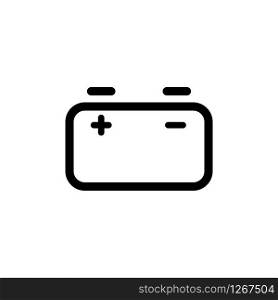 Battery icon design vector template