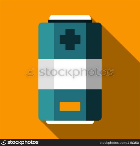 Battery icon. Flat illustration of battery vector icon for web. Battery icon, flat style