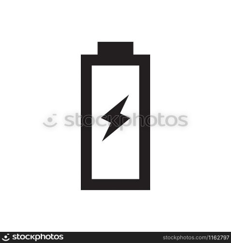 Battery icon graphic design template vector illustration. Battery icon graphic design template vector