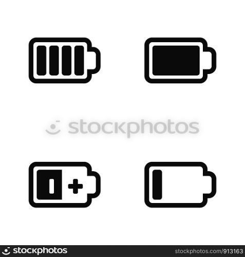 battery icon illustration design template