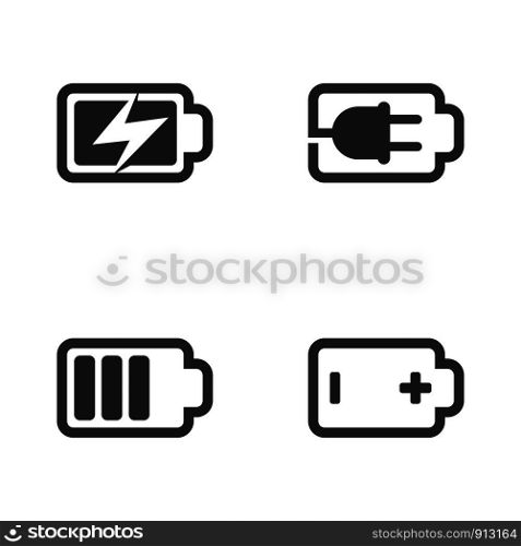 battery icon illustration design template