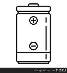 Battery icon outline vector. Full energy. Phone charge. Battery icon outline vector. Full energy