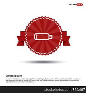 Battery icon - Red Ribbon banner