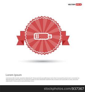 Battery icon - Red Ribbon banner