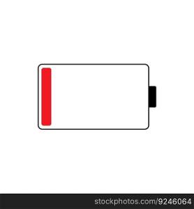 Battery icon set vector. mobile phone battery charging illustration, flat simple vector icon design. 