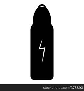 Battery icon. Simple illustration of battery vector icon for web. Battery icon, simple style