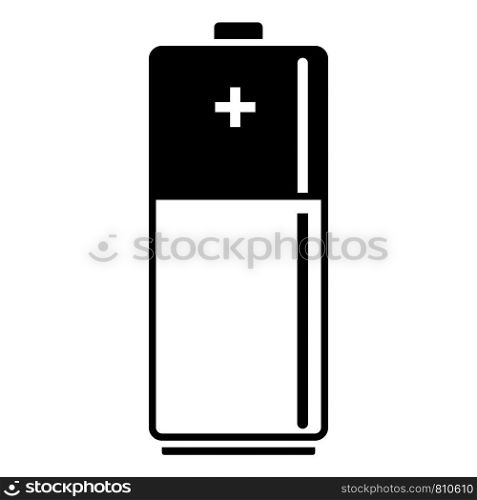 Battery icon. Simple illustration of battery vector icon for web design isolated on white background. Battery icon, simple style