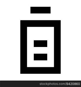 Battery icon. Suitable for website UI design