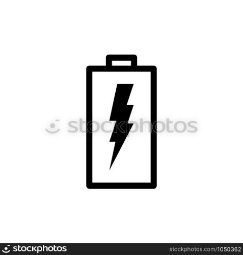 Battery icon trendy