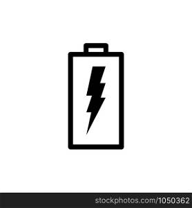 Battery icon trendy