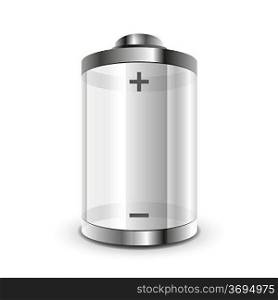 Battery icon. Vector conceptual design