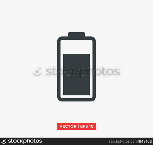 Battery Icon Vector Illustration