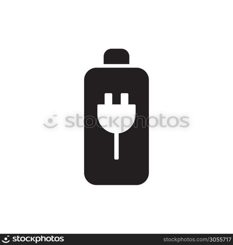 battery icon vector logo template in trendy flat style