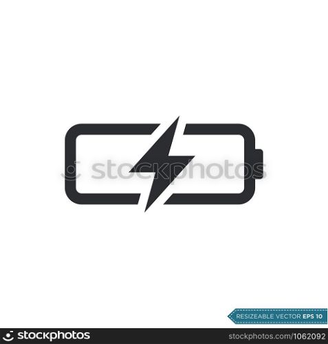 Battery Icon Vector Template Illustration Design. Vector EPS 10.
