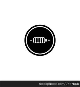 battery icon vector template illustration logo design