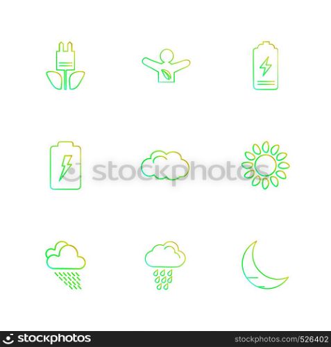 battery , moon , crecent , ecology , sun , cloud , rain , weather , icon, vector, design, flat, collection, style, creative, icons , sky , pointer , mouse , tree , enviroment , cloudy,icon, vector, design, flat, collection, style, creative, icons