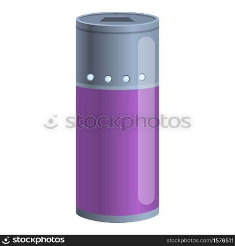 Battery power bank icon. Cartoon of battery power bank vector icon for web design isolated on white background. Battery power bank icon, cartoon style