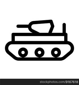 Battlefield tank with a vintage design