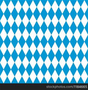 Bavarian flag seamless pattern for oktoberfest party. Bavarian flag seamless pattern for oktoberfest