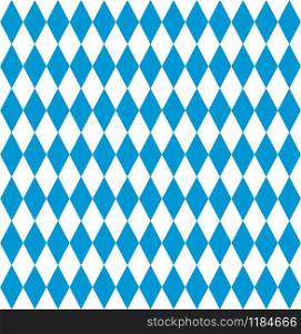 Bavarian flag seamless pattern for oktoberfest party. Bavarian flag seamless pattern for oktoberfest