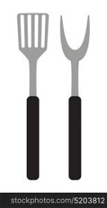 BBQ and Grill Tools. Vector Illustration EPS10. BBQ and Grill Tools. Vector Illustration