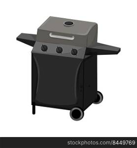 bbq barbecue grill cartoon. bbq barbecue grill sign. isolated symbol vector illustration. bbq barbecue grill cartoon vector illustration