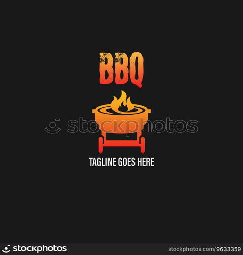 bbq logo vector